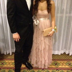 Beautiful pink sparkly gown, prom